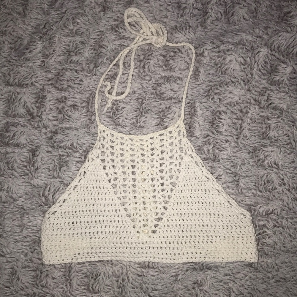 Crochet halter top